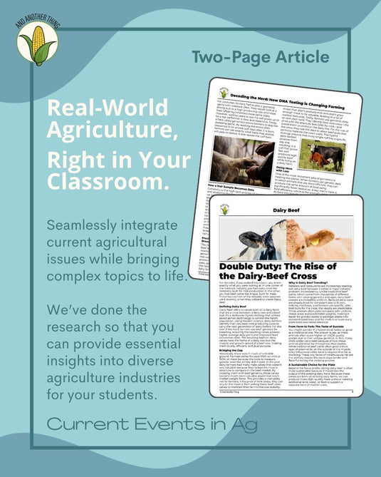 And Another Thing CURRENT EVENTS, Dairy Beef (FREE)