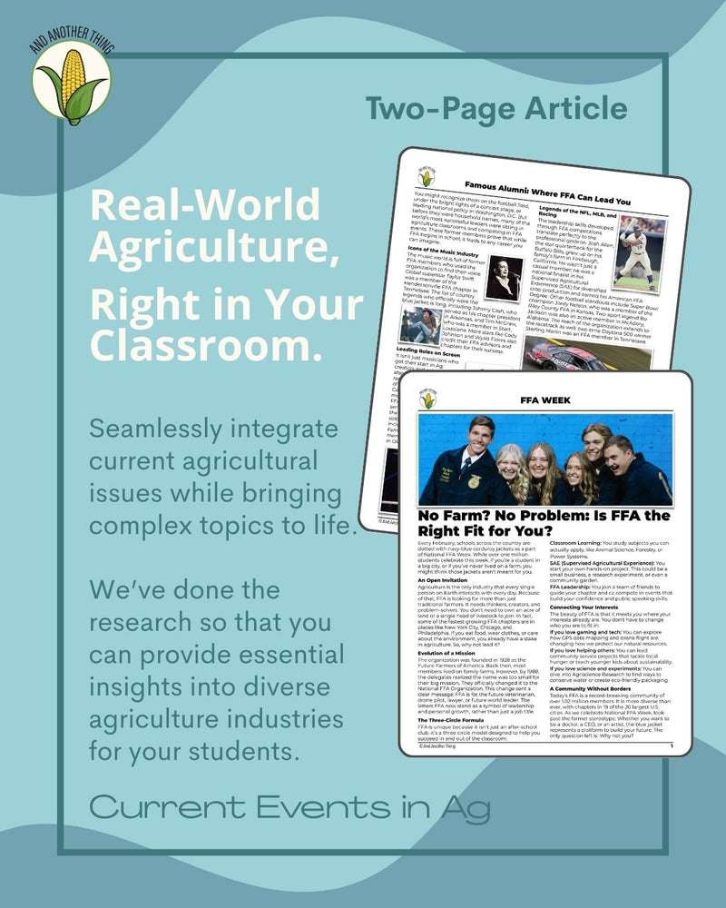 Load image into Gallery viewer, And Another Thing CURRENT EVENTS, FFA Week (FREE)
