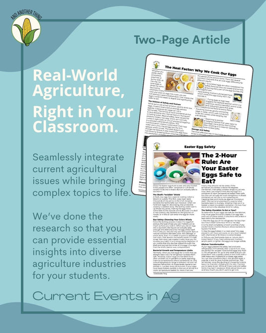 And Another Thing CURRENT EVENTS, Easter Egg Safety (FREE)