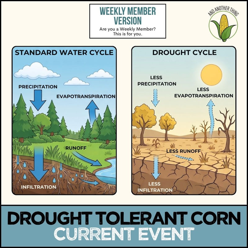 Load image into Gallery viewer, And Another Thing CURRENT EVENTS, Drought Tolerant Corn (WEEKLY)
