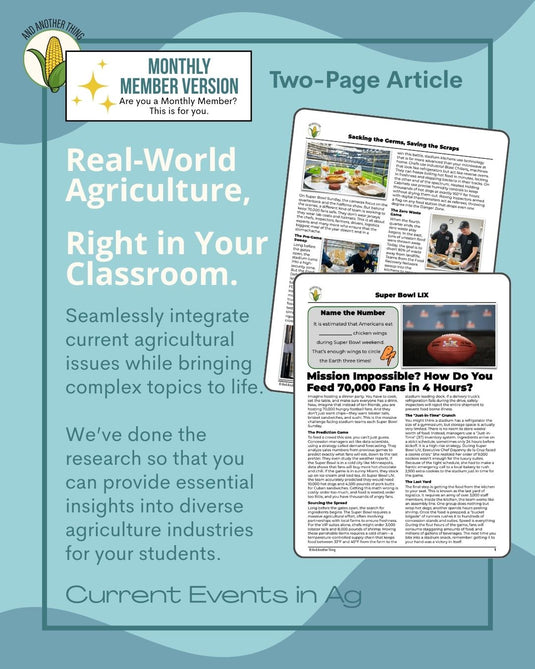 And Another Thing CURRENT EVENTS, Super Bowl LX (MONTHLY)