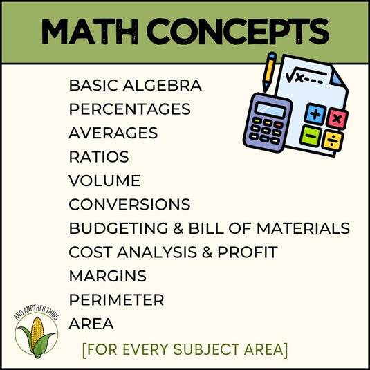 And Another Thing MATH APPLICATIONS, Full Year Set (2025/2026)