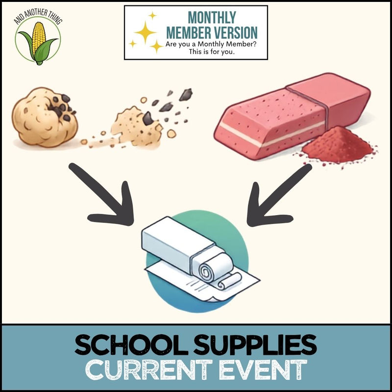 Load image into Gallery viewer, And Another Thing CURRENT EVENTS, School Supplies (MONTHLY)
