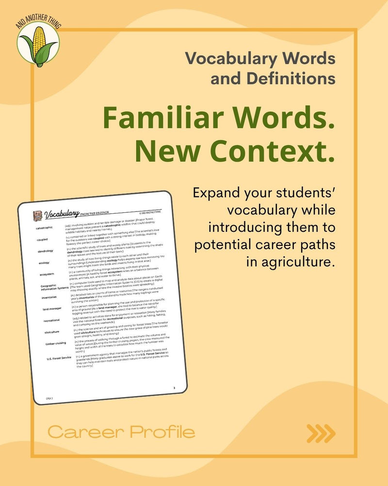 Load image into Gallery viewer, And Another Thing CAREER PROFILE, Forester (MONTHLY)
