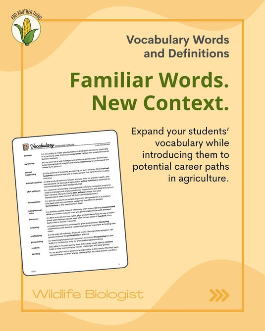 And Another Thing CAREER PROFILE, Feed Sales Rep (ANNUAL)