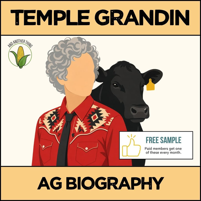 Load image into Gallery viewer, And Another Thing AG BIOGRAPHY, Temple Grandin (FREE SAMPLE)

