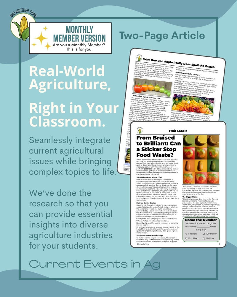 Load image into Gallery viewer, And Another Thing CURRENT EVENTS, Fruit Labels (MONTHLY)
