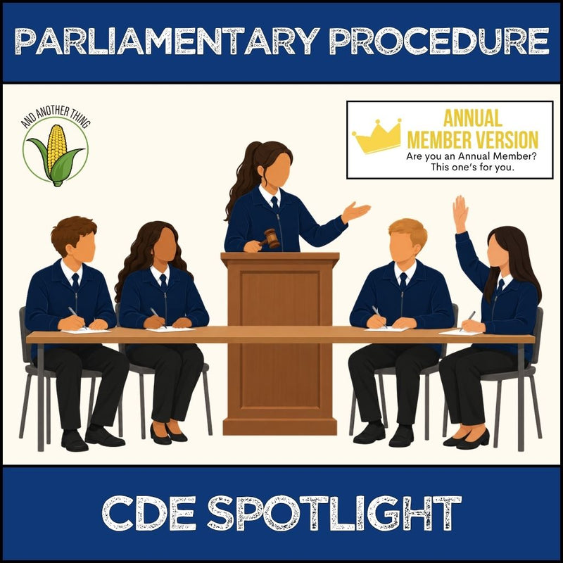Load image into Gallery viewer, And Another Thing CDE SPOTLIGHT, Parliamentary Procedure (ANNUAL)
