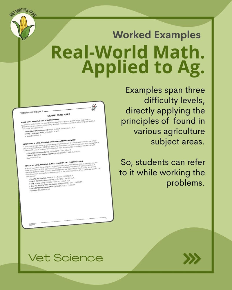 Load image into Gallery viewer, And Another Thing MATH APPLICATION, Vet Science AREA (ANNUAL)
