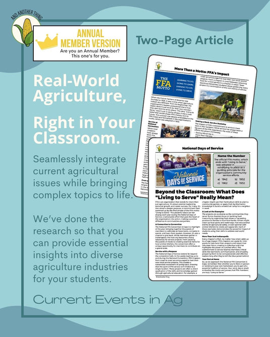 And Another Thing CURRENT EVENTS, Day of Service (ANNUAL)