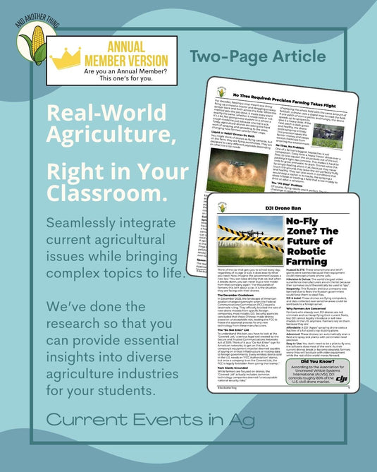 And Another Thing CURRENT EVENTS, Drone Ban (ANNUAL)