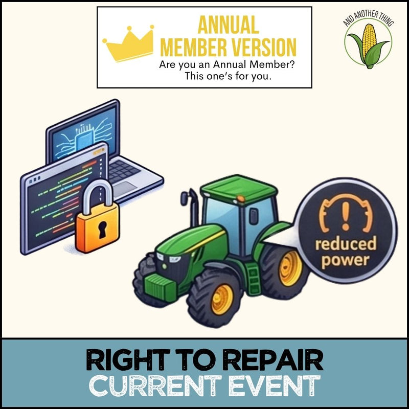 Load image into Gallery viewer, And Another Thing CURRENT EVENTS, Right to Repair (ANNUAL)
