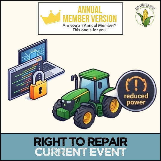 And Another Thing CURRENT EVENTS, Right to Repair (ANNUAL)