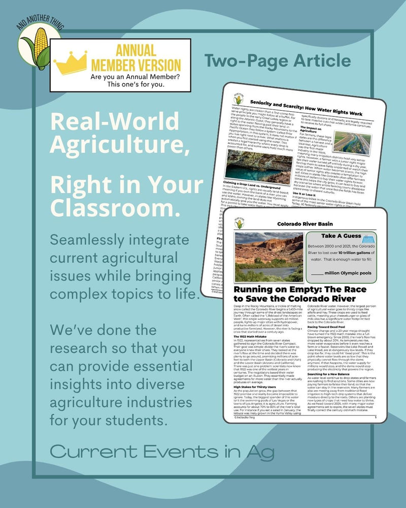 Load image into Gallery viewer, And Another Thing CURRENT EVENTS, Colorado River Basin (ANNUAL)
