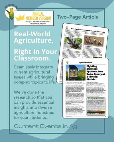 And Another Thing CURRENT EVENTS, Burmese Pythons (ANNUAL)