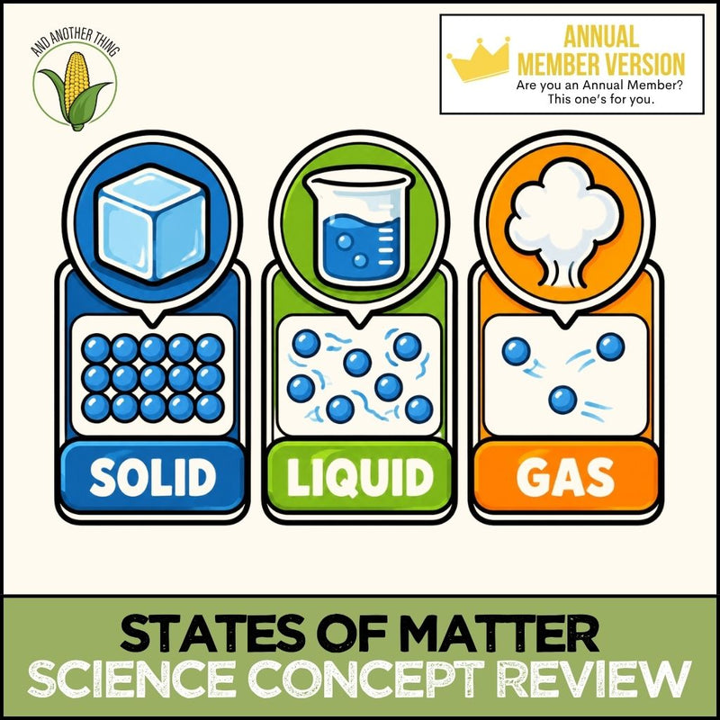 Load image into Gallery viewer, And Another Thing SCIENCE CONCEPTS, States of Matter (ANNUAL)
