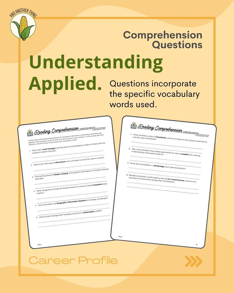 Load image into Gallery viewer, And Another Thing CAREER PROFILE, Forester (MONTHLY)
