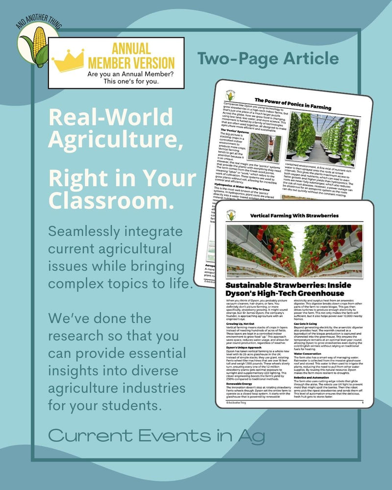 Load image into Gallery viewer, And Another Thing CURRENT EVENTS, Vertical Farming (ANNUAL)
