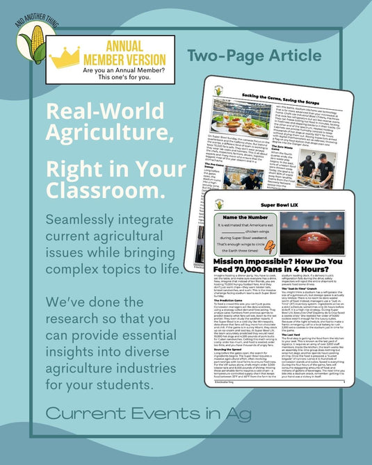 And Another Thing CURRENT EVENTS, Super Bowl LX (ANNUAL)