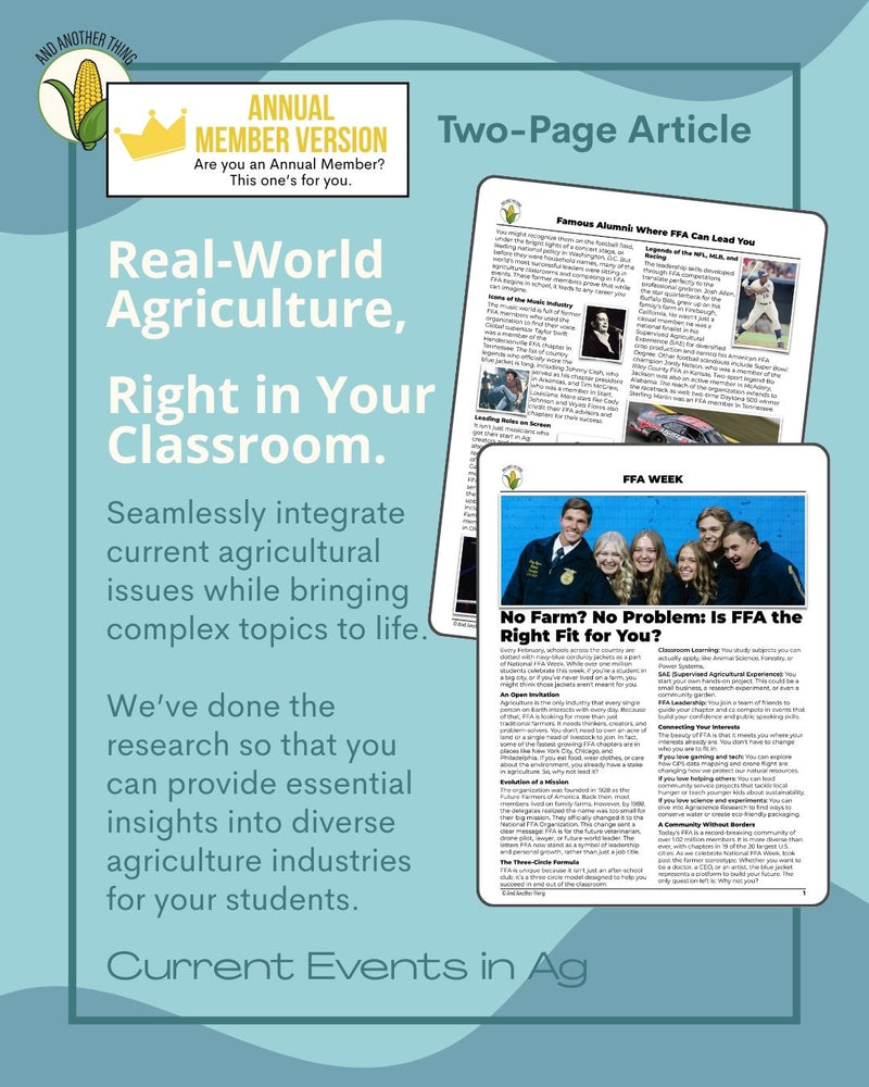 Load image into Gallery viewer, And Another Thing CURRENT EVENTS, FFA Week (ANNUAL)
