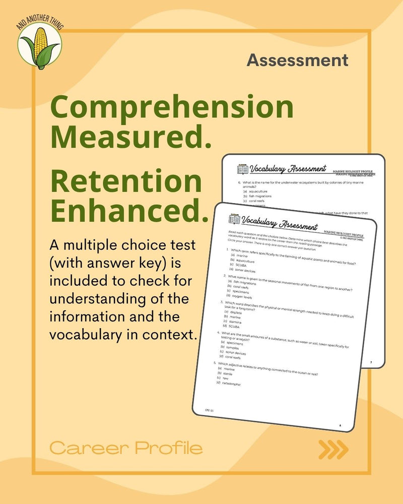 Load image into Gallery viewer, And Another Thing CAREER PROFILE, Marine Biologist (MONTHLY)
