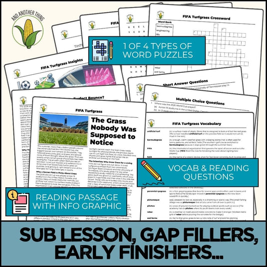 And Another Thing CURRENT EVENTS, FIFA Turfgrass (WEEKLY)