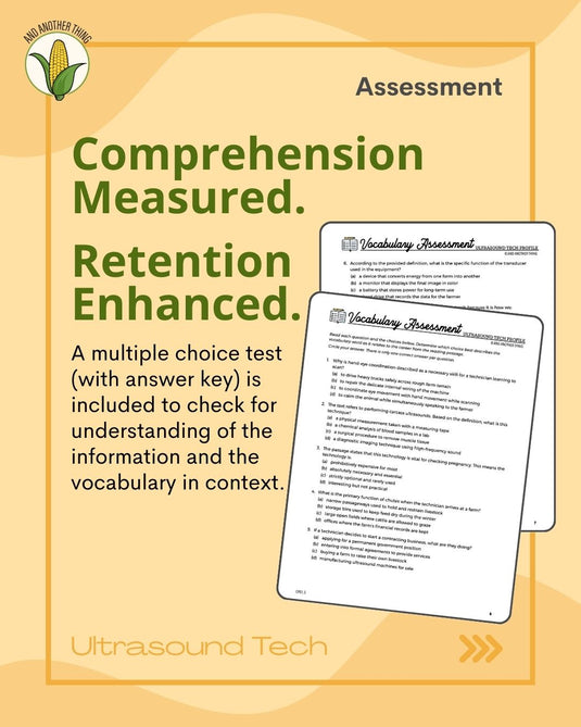 And Another Thing CAREER PROFILE, Ultrasound Tech (MONTHLY)