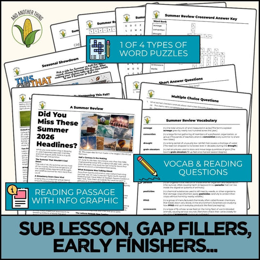 And Another Thing CURRENT EVENTS, Summer Review (WEEKLY)