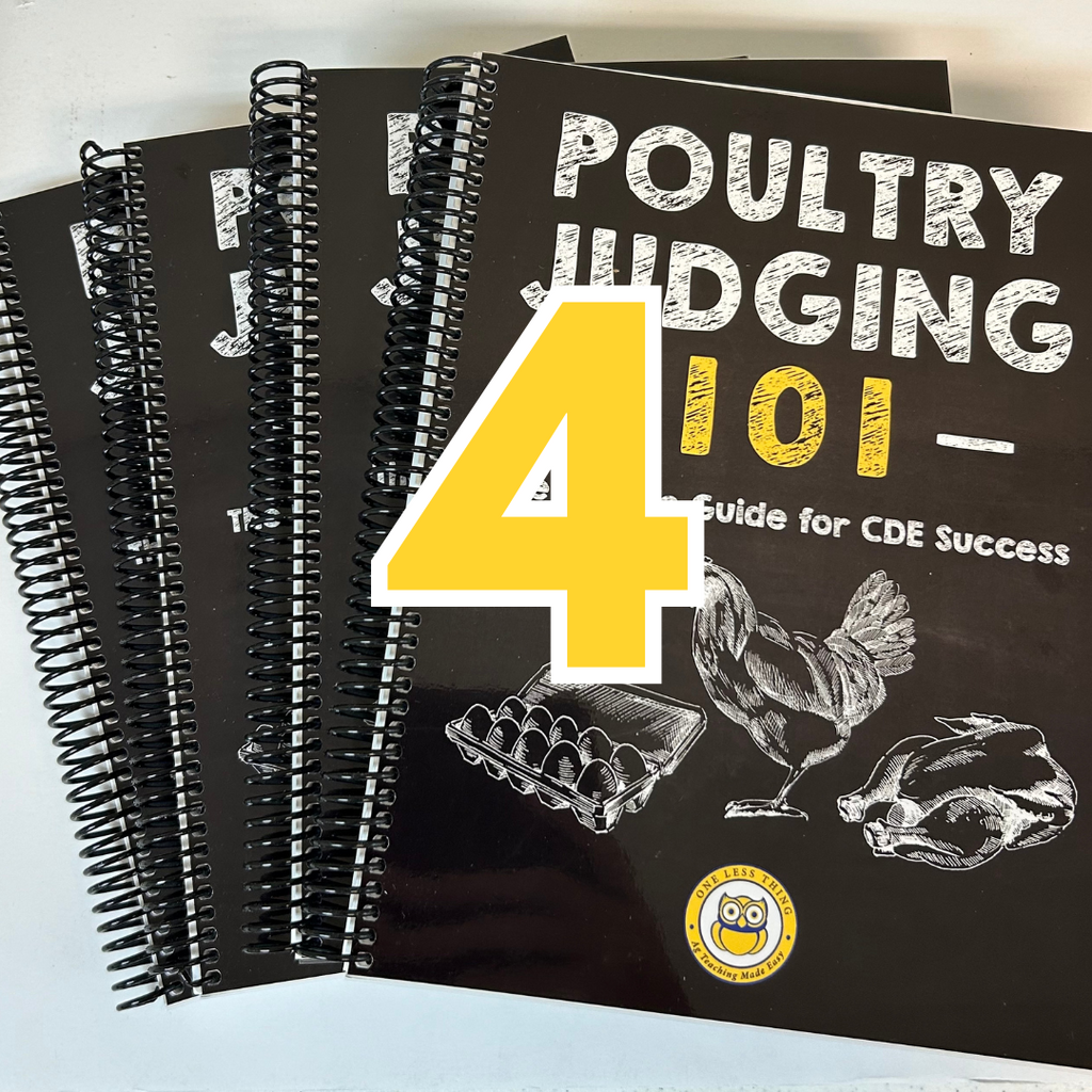 Poultry Judging 101 CDE Handbook