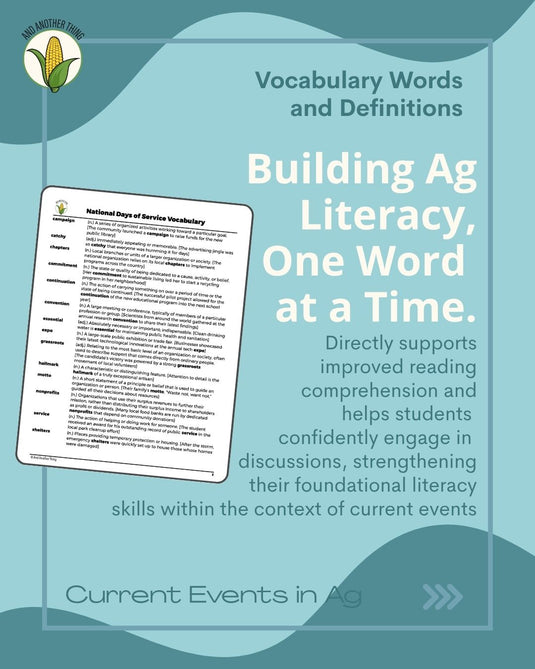 And Another Thing CURRENT EVENTS, Days of Service (FREE)