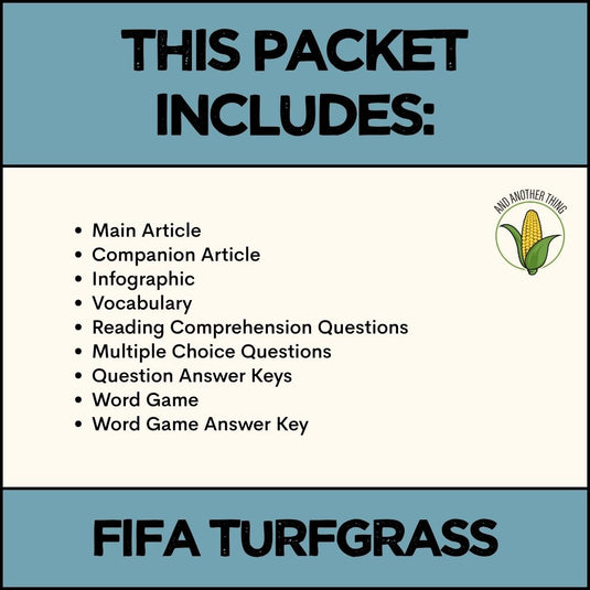 And Another Thing CURRENT EVENTS, FIFA Turfgrass (WEEKLY)