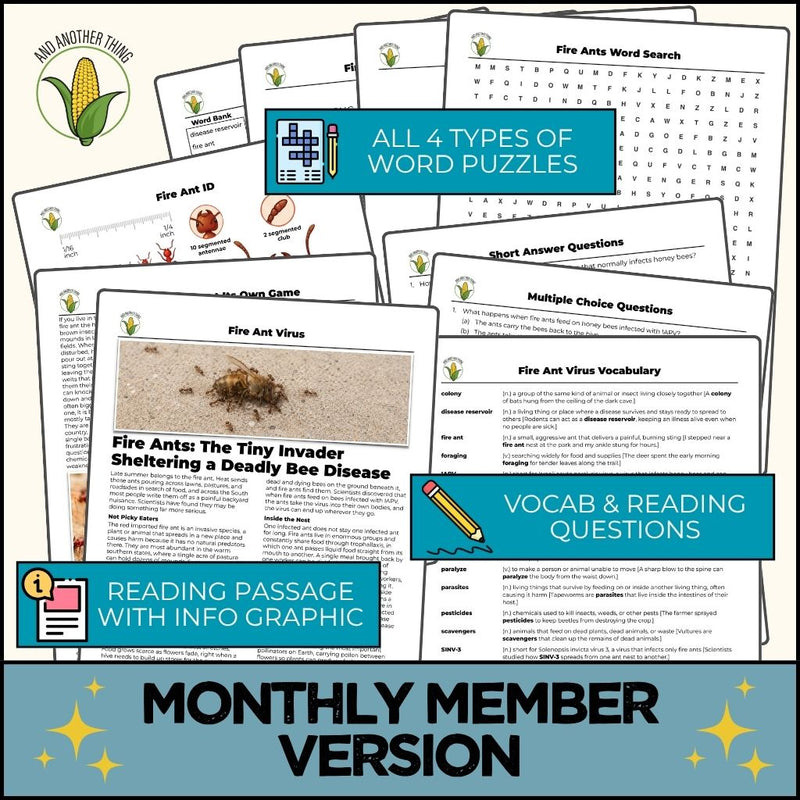 Load image into Gallery viewer, And Another Thing CURRENT EVENTS, Fire Ant Virus (MONTHLY)
