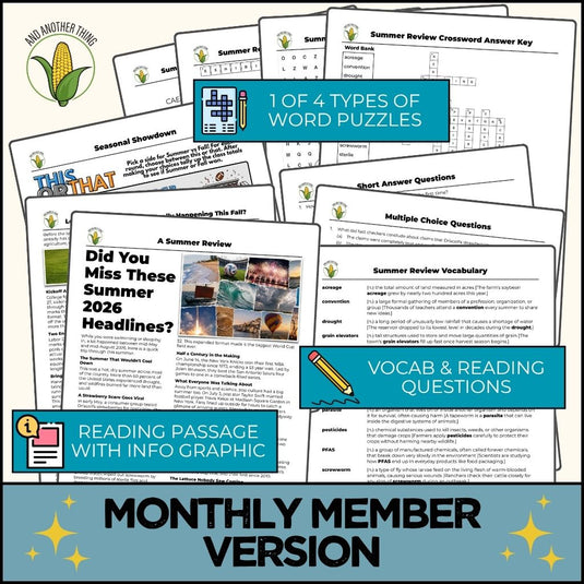 And Another Thing CURRENT EVENTS, Summer Review (MONTHLY)