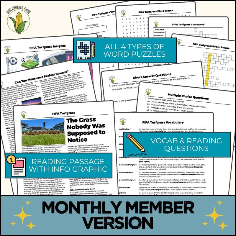 Load image into Gallery viewer, And Another Thing CURRENT EVENTS, FIFA Turfgrass (MONTHLY)
