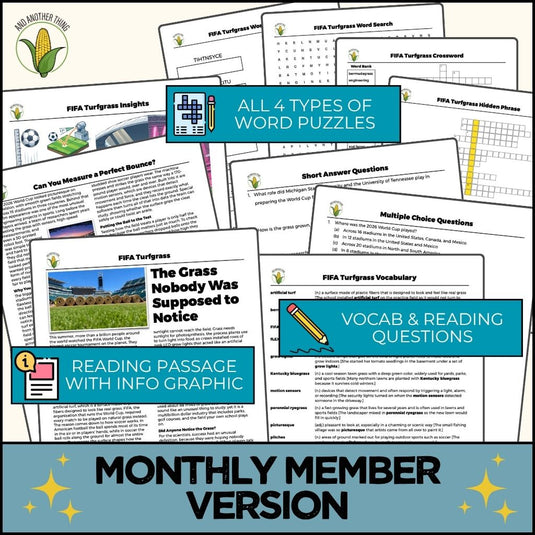 And Another Thing CURRENT EVENTS, FIFA Turfgrass (MONTHLY)