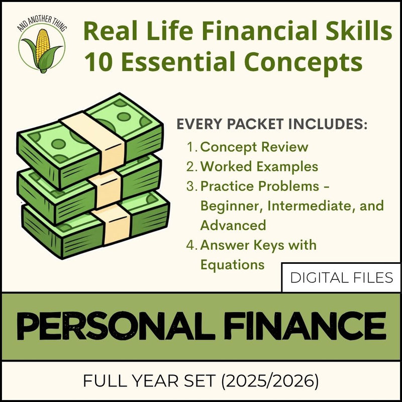 Load image into Gallery viewer, And Another Thing PERSONAL FINANCE, Full Year Set (2025/2026)

