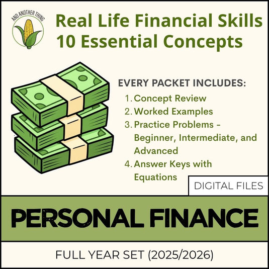 And Another Thing PERSONAL FINANCE, Full Year Set (2025/2026)