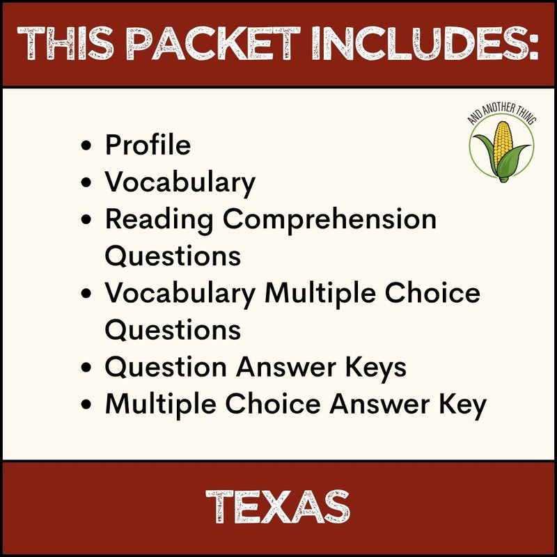 Load image into Gallery viewer, And Another Thing STATE PROFILE, Texas (FREE SAMPLE)
