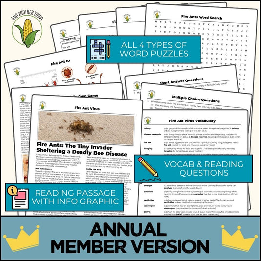 And Another Thing CURRENT EVENTS, Fire Ant Virus (ANNUAL)