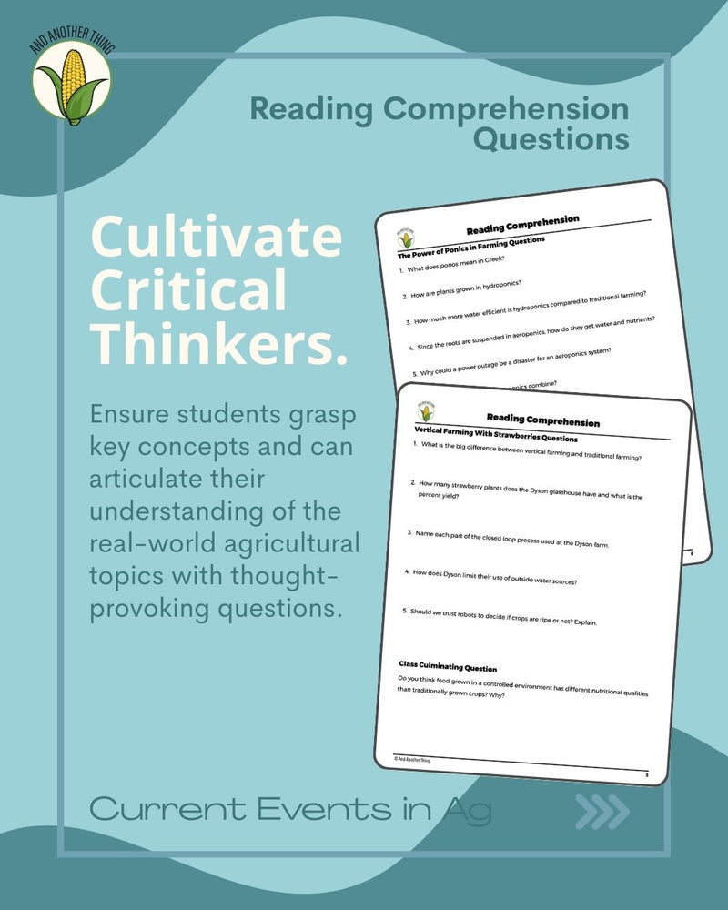 Load image into Gallery viewer, And Another Thing CURRENT EVENTS, Vertical Farming (ANNUAL)
