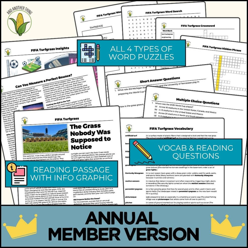 Load image into Gallery viewer, And Another Thing CURRENT EVENTS, FIFA Turfgrass (ANNUAL)
