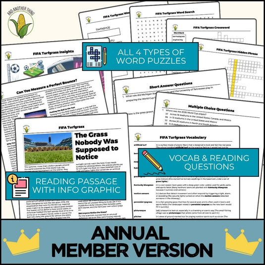 And Another Thing CURRENT EVENTS, FIFA Turfgrass (ANNUAL)