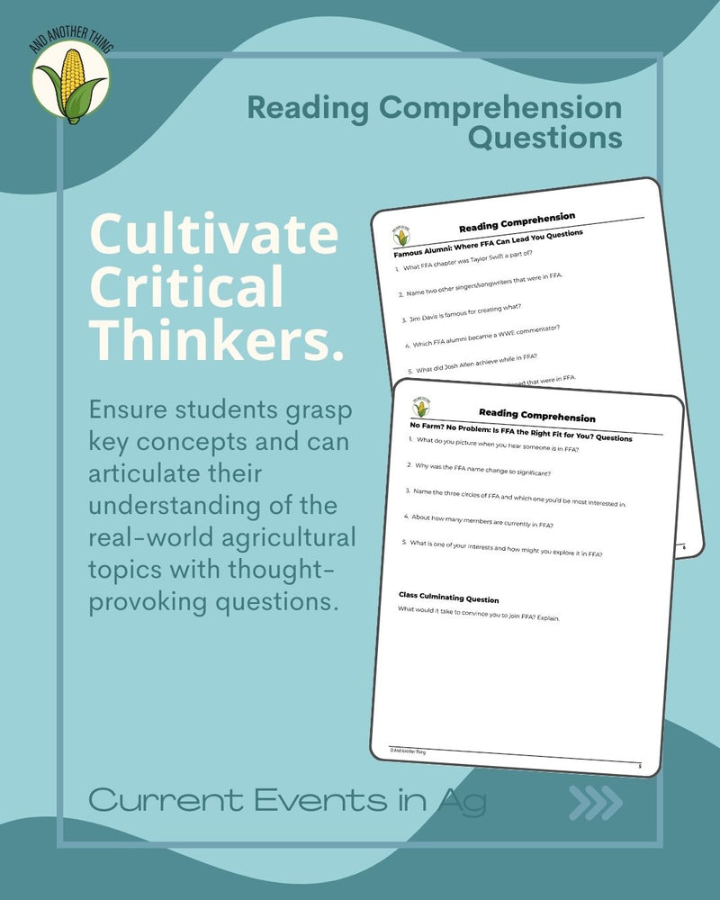 Load image into Gallery viewer, And Another Thing CURRENT EVENTS, FFA Week (ANNUAL)
