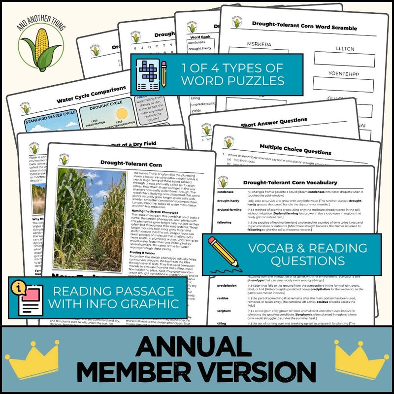 Load image into Gallery viewer, And Another Thing CURRENT EVENTS, Drought Tolerant Corn (ANNUAL)
