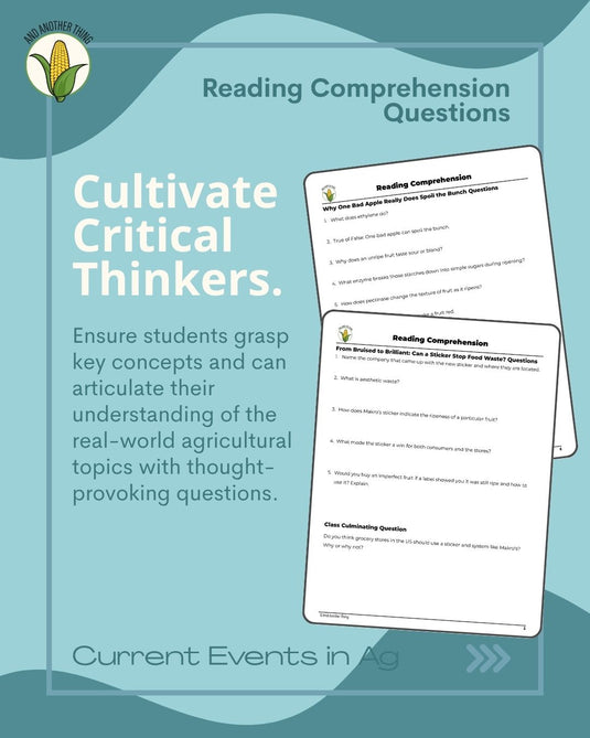 And Another Thing CURRENT EVENTS, Fruit Labels (WEEKLY)