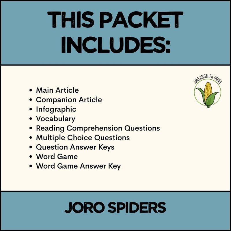 Load image into Gallery viewer, And Another Thing CURRENT EVENTS, Joro Spiders (WEEKLY)
