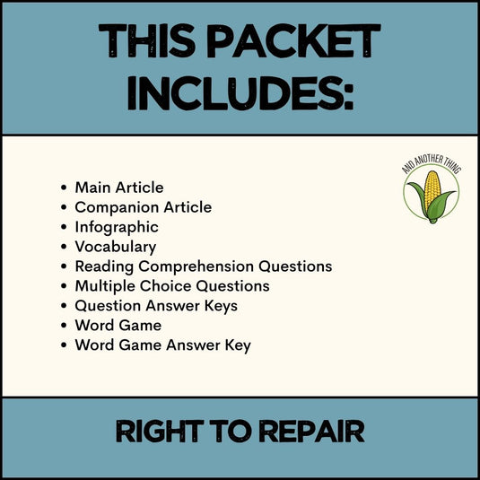And Another Thing CURRENT EVENTS, Right to Repair (WEEKLY)
