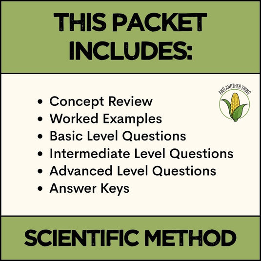 And Another Thing SCIENCE CONCEPTS, The Scientific Method (ANNUAL)