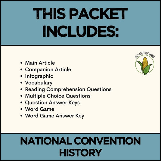And Another Thing CURRENT EVENTS, National Convention History (WEEKLY)