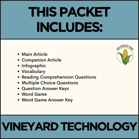 And Another Thing CURRENT EVENTS, Vineyard Technology (WEEKLY)